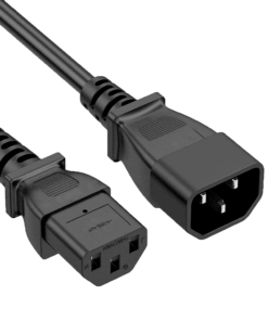 Cabo de alimentação - Para CPU - Conector C13 a C14 - 250VAC / 10A - 200cm de comprimento