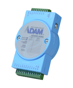 Módulo de aquisição e controlo de dados - 6 entradas digitais / 6 saídas de relé - Protocolos: Modbus/TCP, TCP/IP, UDP, HTTP,... - Capacidade de criar regras de controlo analógicos - Servidor web integrado - 1 porta Ethernet 10/100 Base-TX