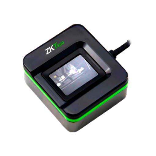 Leitor biométrico - Impressões digitais em qualquer estado - Gravação segura e fiável | Impressões digitais em tempo real - Comunicação USB - Plug & Play - Compatível com o software ZKTeco