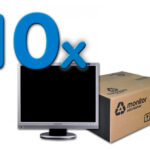 Grande quantidade Samsung SyncMaster 204BM Pack 10 Recondicionado
