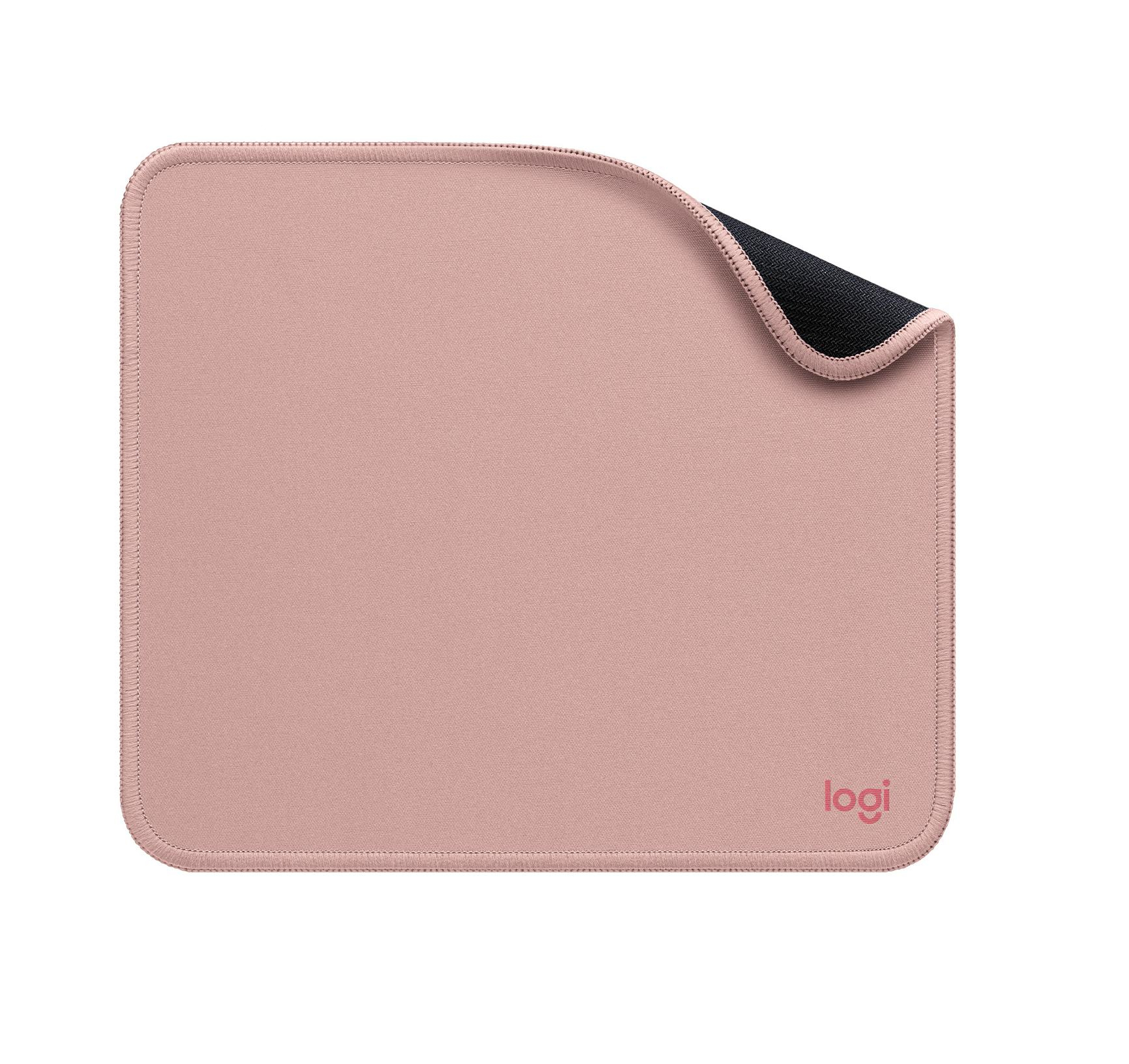 Logitech desk mat studio series mouse pad rosa escuro