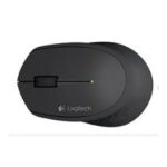 Mouse logitech m280 óptico sem fio sem fio preto