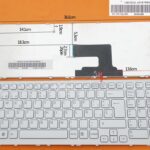 Teclado Portatil Sony Vaio VPC-Ee Series em Branco Aene7P00110