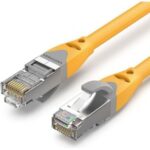 Cabo de Rede RJ45 SFTP Vention IBHYJ Cat.6A, 5m, Amarillo