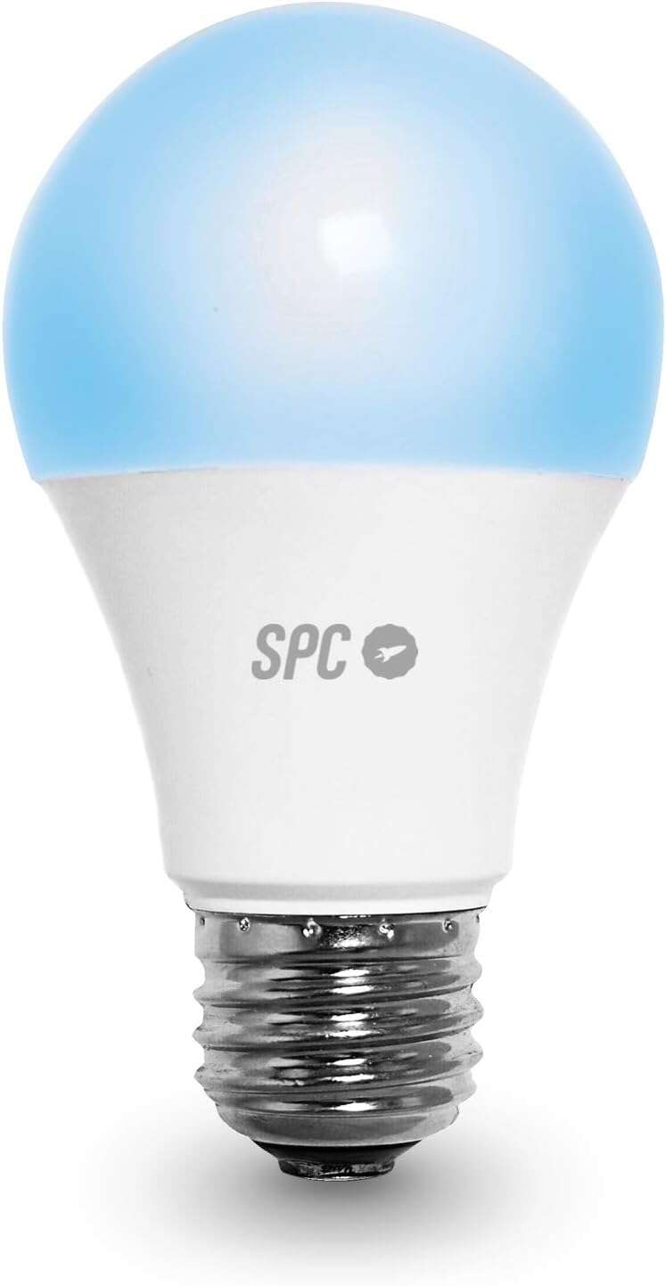 Lâmpada Led Wi-Fi E27 Regulável SPC Aura 1050 - Ambientes Personalizáveis - Controle do APP SPC Iot - Compatível com Alexa e Goo