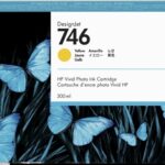 Tinteiro original HP 746 amarelo - P2V79A