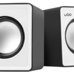 Colunas de Som 2.0 Office - Preto e Branco – uGo